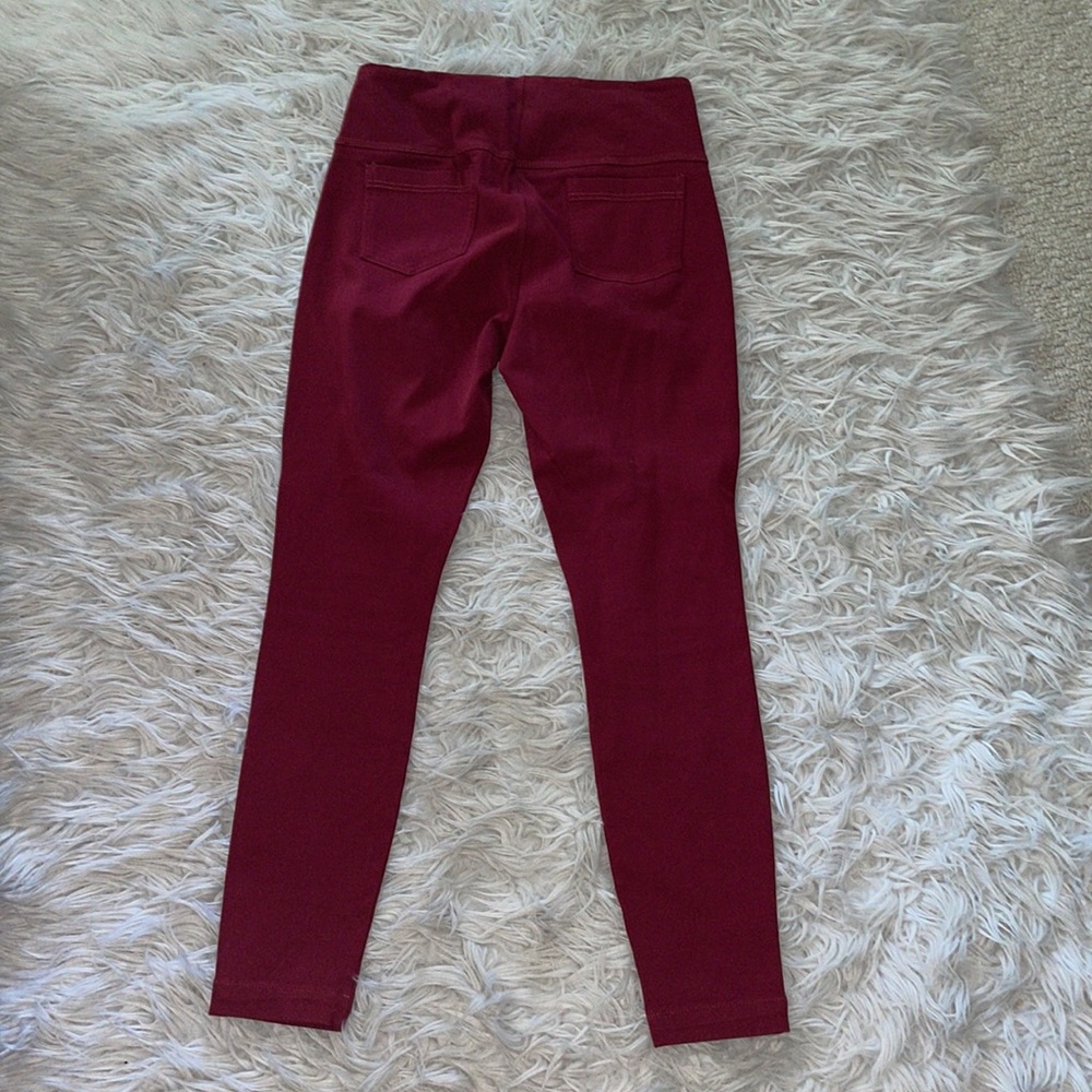 Lyss Maroon Jeggings View 3